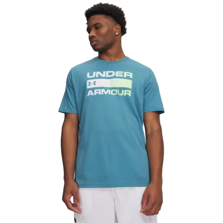 Pánske tričko s krátkym rukávom UNDER ARMOUR UA TEAM ISSUE WORDMARK SS-BLU