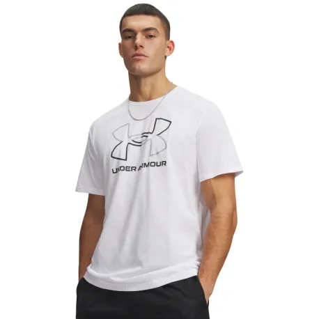 Pánske tričko s krátkym rukávom UNDER ARMOUR UA GL FOUNDATION UPDATE SS-WHT