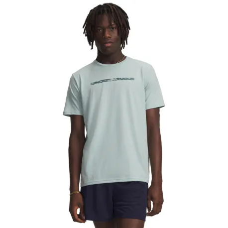 Pánske tričko s krátkym rukávom UNDER ARMOUR UA M BLUR WM SS-BLU