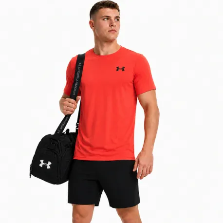 Pánske tréningové tričko s krátkym rukávom UNDER ARMOUR Vanish Seamless SS-RED