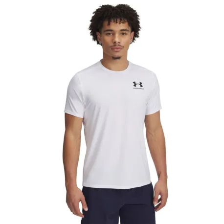Pánske kompresné tričko s krátkym rukávom UNDER ARMOUR UA Heatgear Fitted SS-WHT