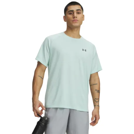 Pánske tréningové tričko s krátkym rukávom UNDER ARMOUR UA Tech Textured SS-GRN