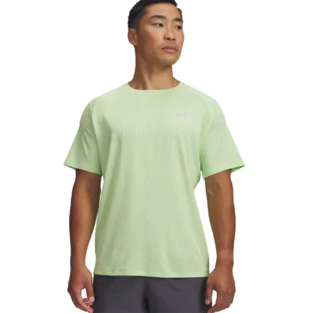 Pánske tréningové tričko s krátkym rukávom UNDER ARMOUR UA Tech Textured SS-GRN
