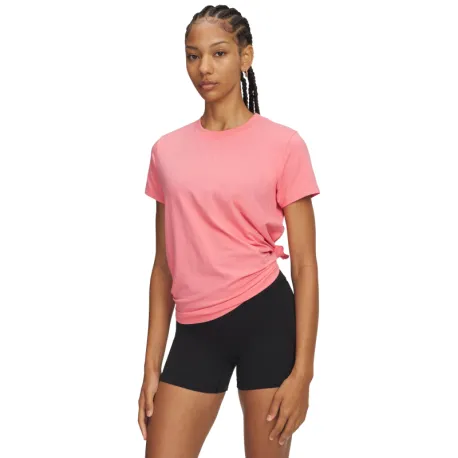 Dámske tričko s krátkym rukávom UNDER ARMOUR UA Rival Core SS-PNK