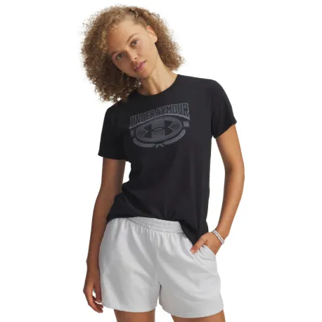 Dámske tričko s krátkym rukávom UNDER ARMOUR UA W VARSITY SS-BLK