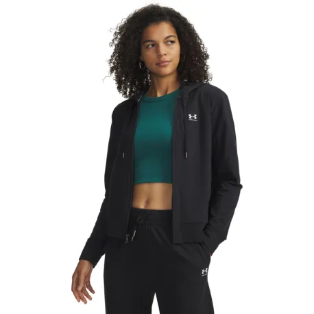 Dámska mikina so zipsom UNDER ARMOUR Sport Terry FZ-BLK