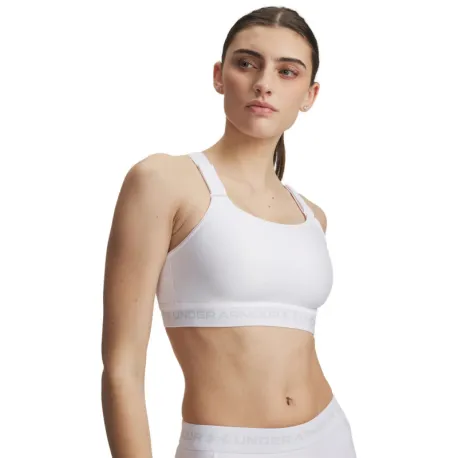 Kompresná podprsenka UNDER ARMOUR HeatGear High-WHT