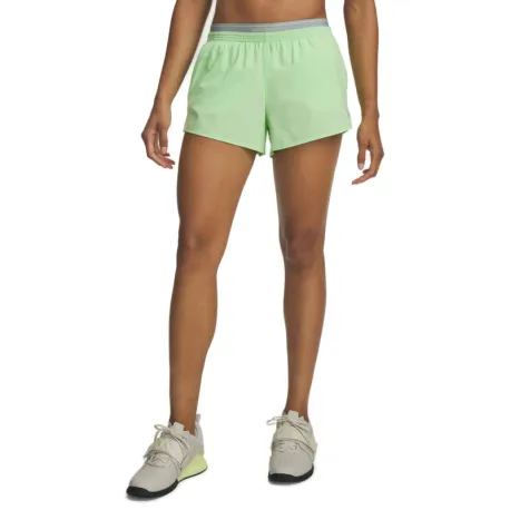 Dámske tréningové kraťasy UNDER ARMOUR UA Vanish Woven 3in Shorts-GRN