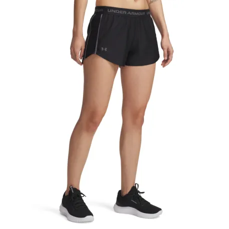 Dámske tréningové kraťasy UNDER ARMOUR Tech Play Up Shorts-BLK