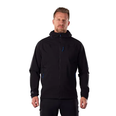 Pánska turistická bunda s kapucňou NORTHFINDER CEFERINO-269black