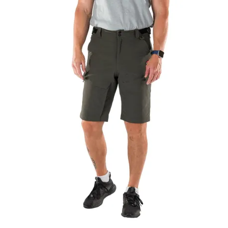 Pánske turistické kraťasy NORTHFINDER AMADEUS-300darkgreen