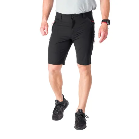 Pánske turistické kraťasy NORTHFINDER HALMO-269black