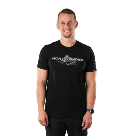 Pánske turistické tričko s krátkym rukávom NORTHFINDER FID-301darkgrey