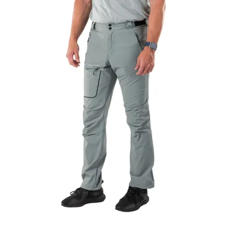 Pánske turistické nohavice NORTHFINDER AMADE-414greygreen