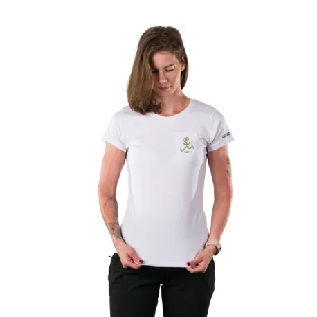 Dámske turistické tričko s krátkym rukávom NORTHFINDER MARYB-377white