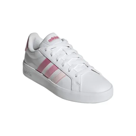 Dievčenská rekreačná obuv ADIDAS Grand Court 3.0 Jr cloud white pink fusion bliss pink