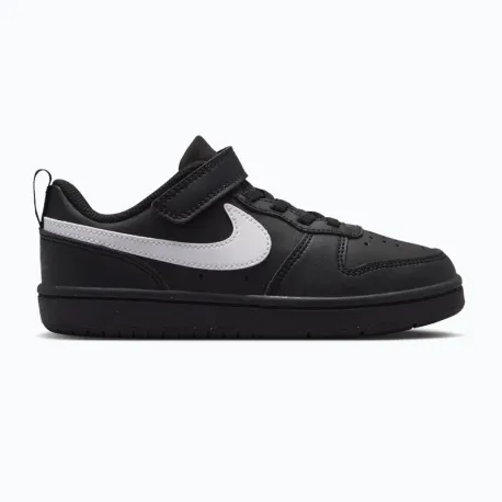 Detská rekreačná obuv NIKE Court Borough Low Recraft K black white black