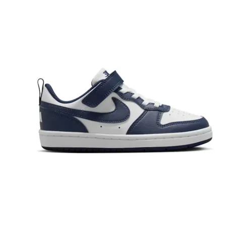 Chlapčenská rekreačná obuv NIKE Court Borough Low Next Nature K white midnight navy white