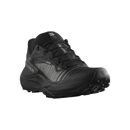 Pánska bežecká trailová obuv SALOMON Genesis M black black footwear silver