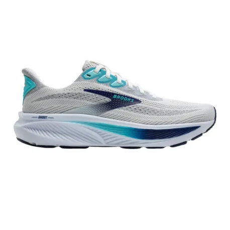 Pánska bežecká obuv BROOKS Ghost 17 M white beacon blue ipanema