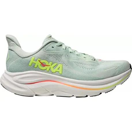 Dámska bežecká obuv HOKA Clifton 10 W sea glass neon flame