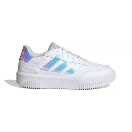 Dámska rekreačná obuv ADIDAS Courtblock Bold W cloud white cloud white clear pink