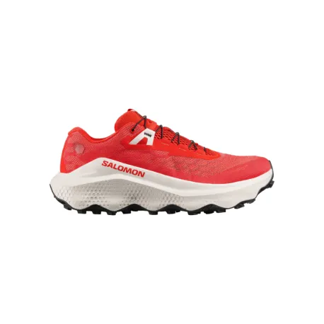 Pánska bežecká trailová obuv SALOMON Ultra Glide 4 M fiery red vanilla ice black