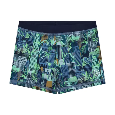 Chlapčenské plavky COLOR KIDS Swim Trunks, AOP-8714-Cabbage