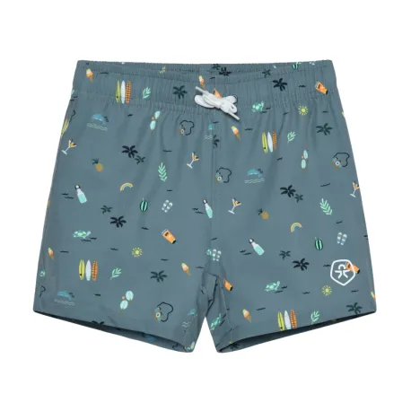 Detské plavky COLOR KIDS Swim Shorts, AOP-7450-Coronet Blue