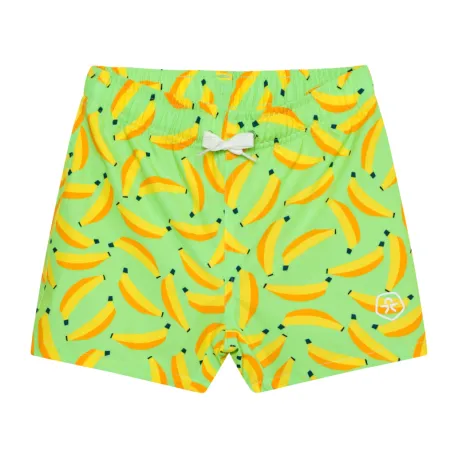 Detské plavky COLOR KIDS Swim Shorts, AOP-9444-Green mint