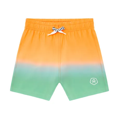 Detské plavky COLOR KIDS Swim Shorts, AOP & Magic-3520-Orange Pop