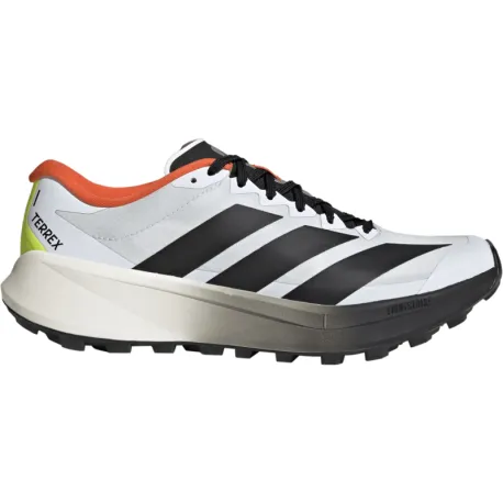 Pánska bežecká trailová obuv ADIDAS Terrex Agravic 4 M cloud white core black semi impact orange