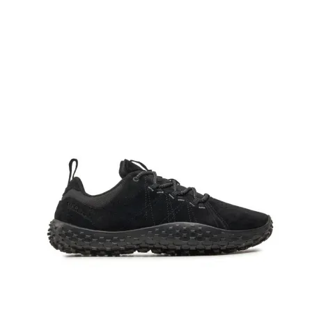 Pánska nízka turistická barefoot obuv MERRELL Wrapt M black black