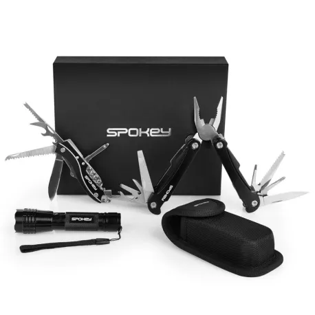 Náradie SPOKEY BOLD Multifunction Tool Set in Gift Box: Knife + Pliers + Flashlight with Strap