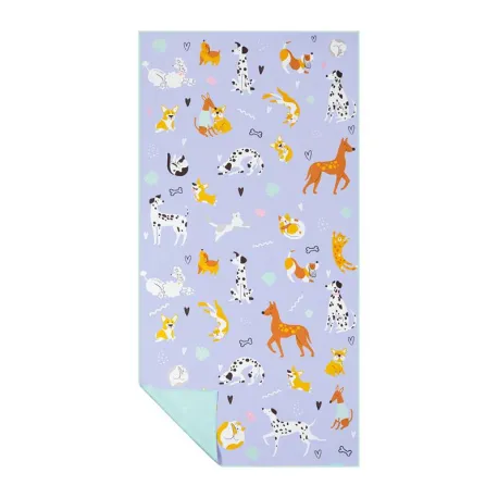 Detský uterák SPOKEY KIDDY Quick-drying Sports Towel, 80 x 160 cm, dogs
