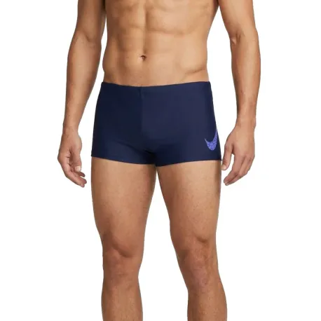 Pánske plavecké boxerky NIKE SWIM Logo Graphic Pebble midnight navy