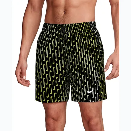 Pánske plavky NIKE SWIM Breaker Swoosh 5 Black