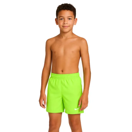 Chlapčenské plavky NIKE SWIM Essential Lap 4 VOLTAGE GREEN
