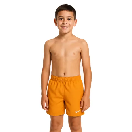 Chlapčenské plavky NIKE SWIM Essential Lap 4 ORANGE
