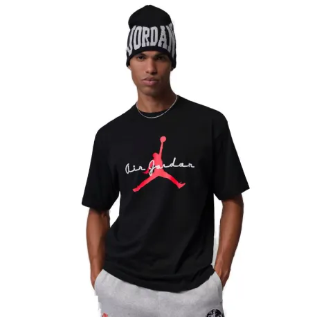 Pánske tričko s krátkym rukávom NIKE Jordan Brooklyn BLACK WHITE INFRARED 23