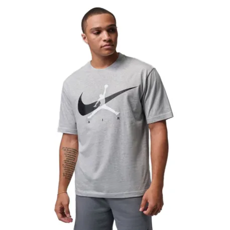 Pánske tričko s krátkym rukávom NIKE Jordan Brooklyn GREY HEATHER BLACK