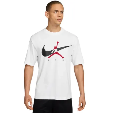 Pánske tričko s krátkym rukávom NIKE Jordan Brooklyn WHITE BLACK