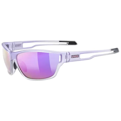 Cyklistické okuliare UVEX brýle Sportstyle 806 Purple Fade Mirror Purple