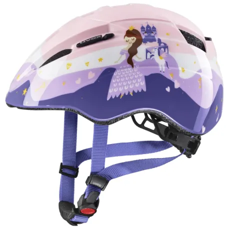 Detská cyklistická prilba UVEX dětská helma KID 2 Princess modrá růžová