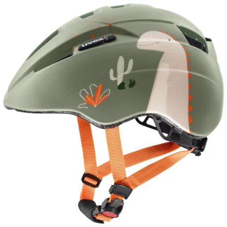 Detská cyklistická prilba UVEX HELMA KID 2 CC SAGE GREEN DINO MATT (S4149821400)
