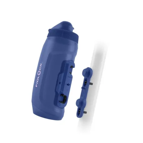 Fľaša na bicykel FIDLOCK set láhve s držákem BOTTLE TWIST Set modrá 590 ml