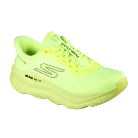 Dámska bežecká obuv SKECHERS Max Cushioning Max Run Slip-Ins W lime