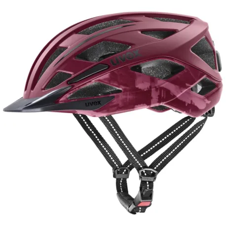 Cyklistická prilba UVEX CITY I-VO 2, WINE vínová 52-57 cm