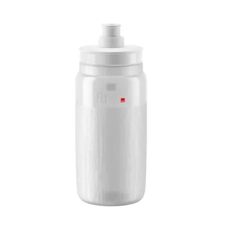 Fľaša na bicykel ELITE Fly Tex Bottle 550 ml, transparent
