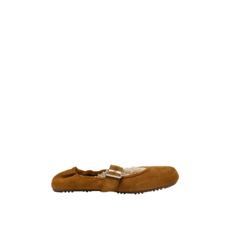 Dámske baleríny (rekreačná obuv) MOON BOOT MB BALLERINA BUCKLE, M008 COGNAC